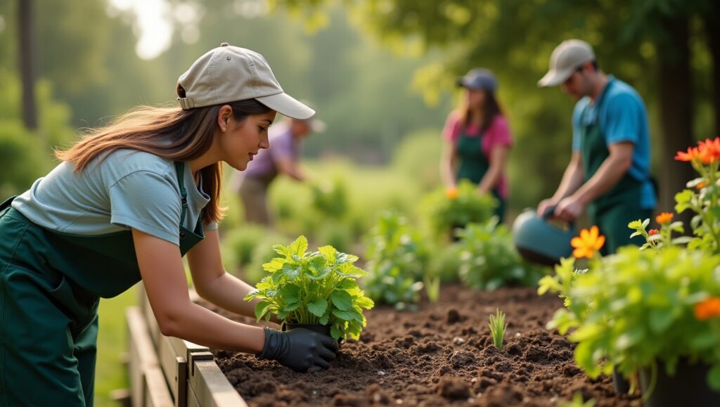 Práticas de jardinagem sustentável