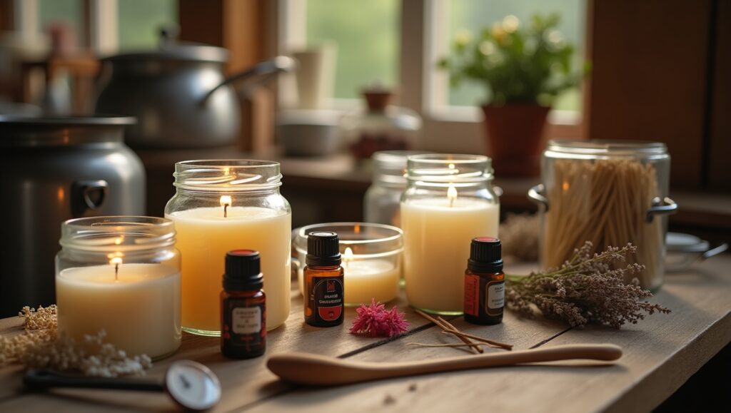 Como Fazer Velas Aromáticas Caseiras