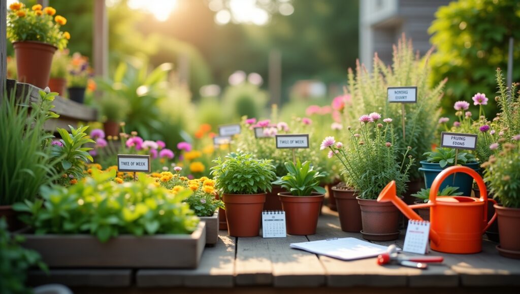 Cronograma de Cuidados para Suas Plantas