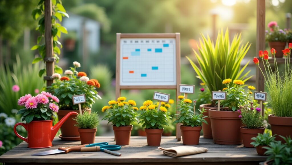 Cronograma de Cuidados para Suas Plantas