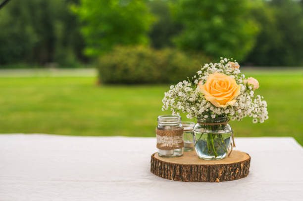 decoração de jardim para casamentos ao ar livre